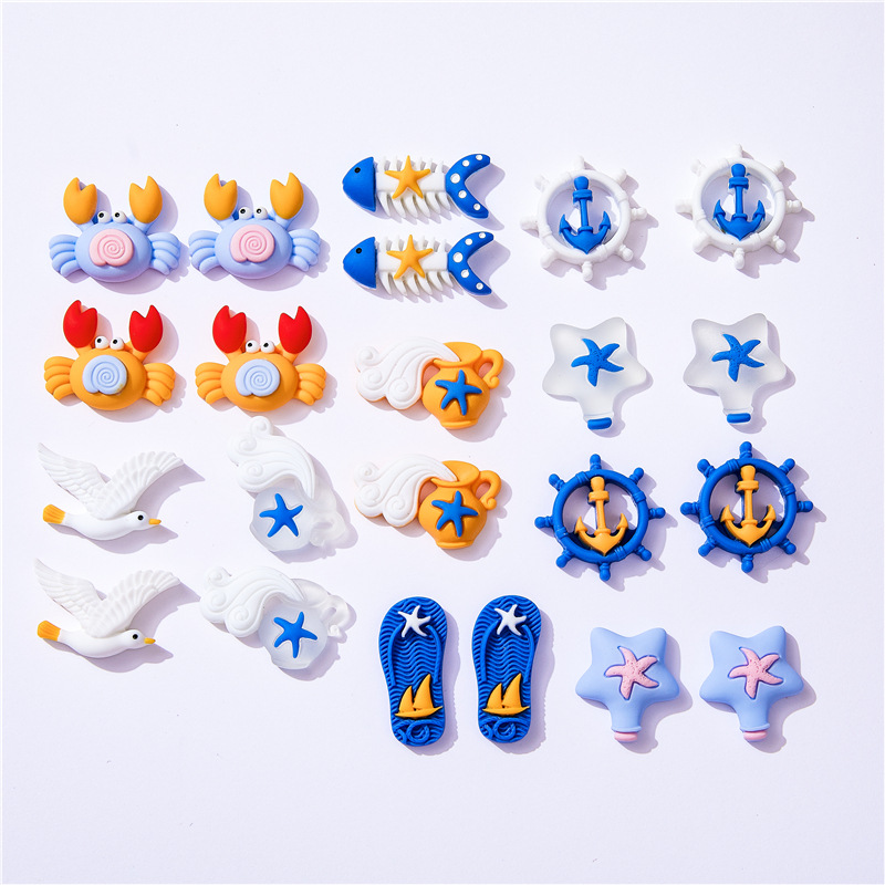 Christmas Craft Embellishment - 10ชิ้นรองเท้าแตะแบบลอยน้ำได้สไตล์ชายหาดทำมือ DIY สำหรับตกแต่งบ้าน
