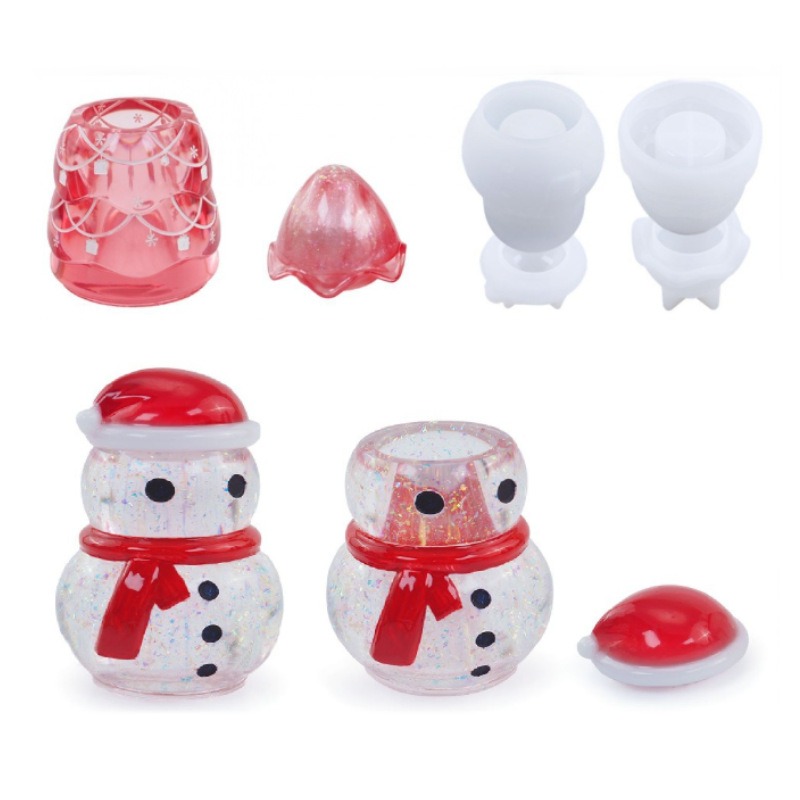คริสต์มาส Jar อีพ็อกซี่เรซินแม - Craft Embellishment Storage บทวิจารณ์และราคา