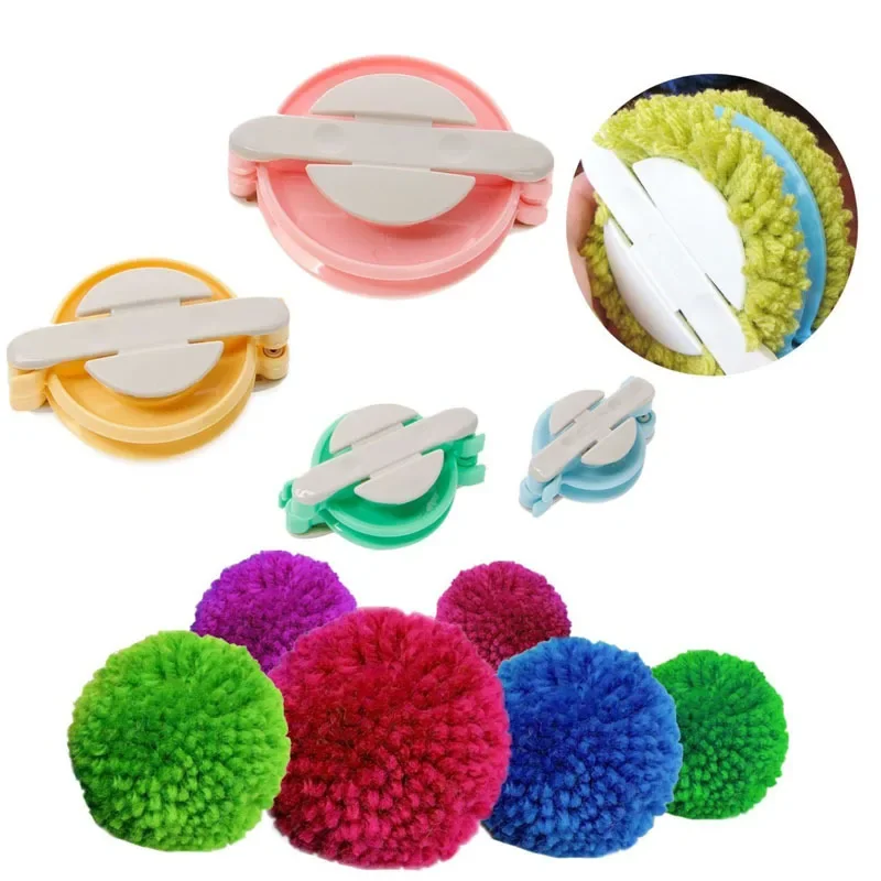 เครื่องทำลูกบอลขนสัตว์ 4 ขนาด  - Pom Pom Maker Tool บทวิจารณ์และราคา