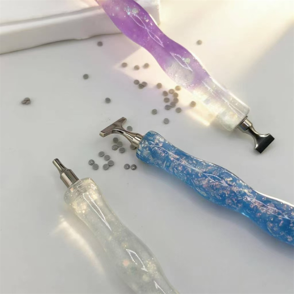 ปากกาเพชรเรซิ่นแบบใหม่ ลายคลื่ - Embroidery Embellishments บทวิจารณ์และราคา