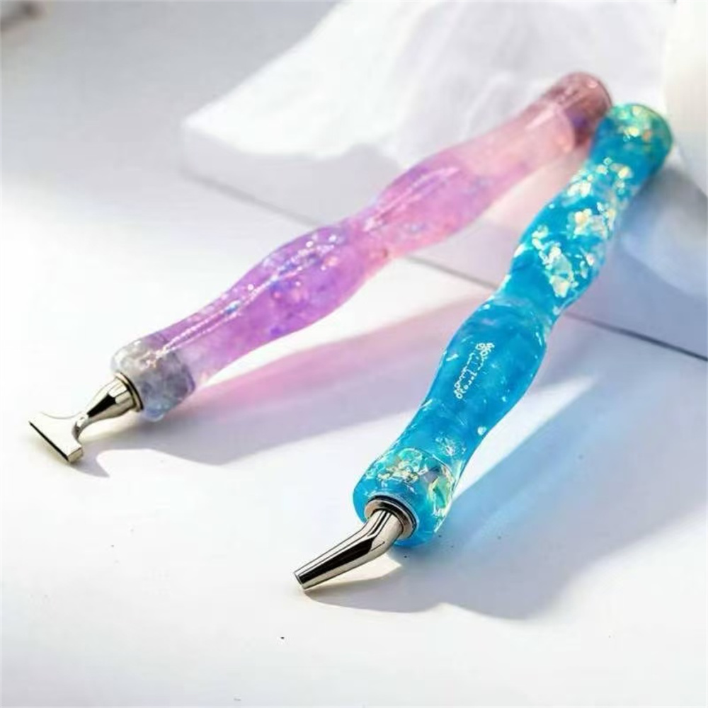 ปากกาเพชรเรซิ่นแบบใหม่ ลายคลื่ - Embroidery Embellishments บทวิจารณ์และราคา