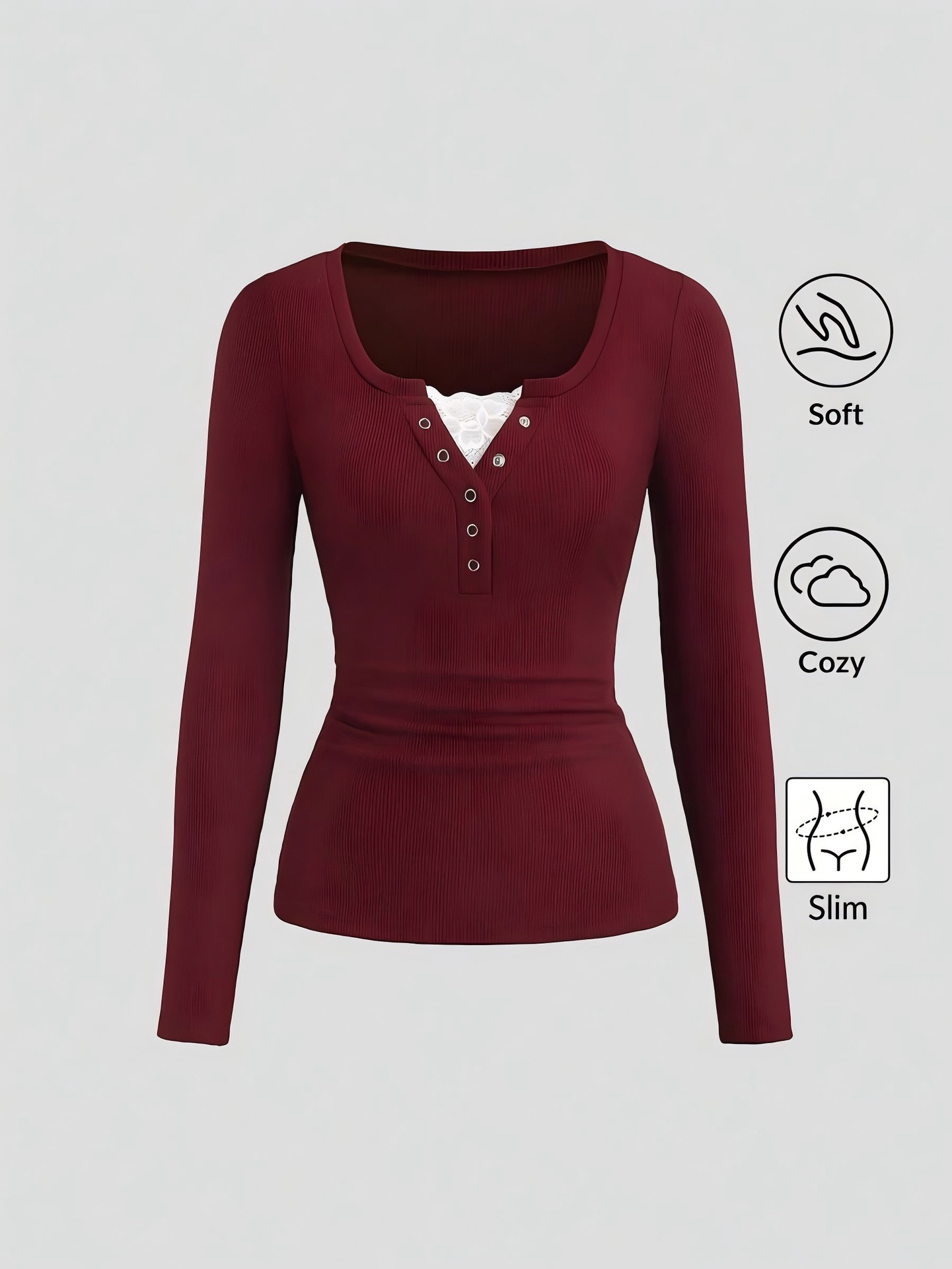 เสื้อยืดผู้หญิงสไตล์อเมริกัน ค - Embellish Knit บทวิจารณ์และราคา