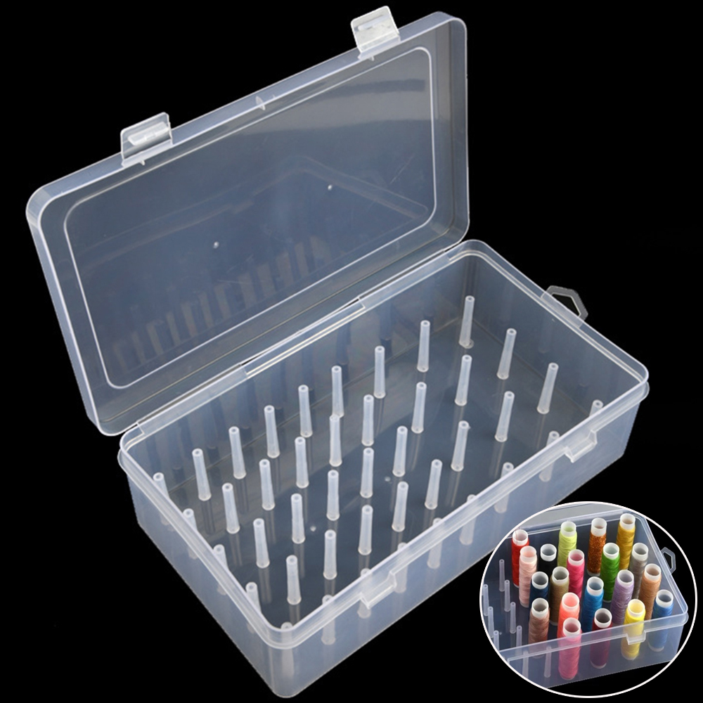 ใหม่ด้ายเย็บกล่อง 42 ชิ้น Spoo - Craft Embellishment Storage บทวิจารณ์และราคา