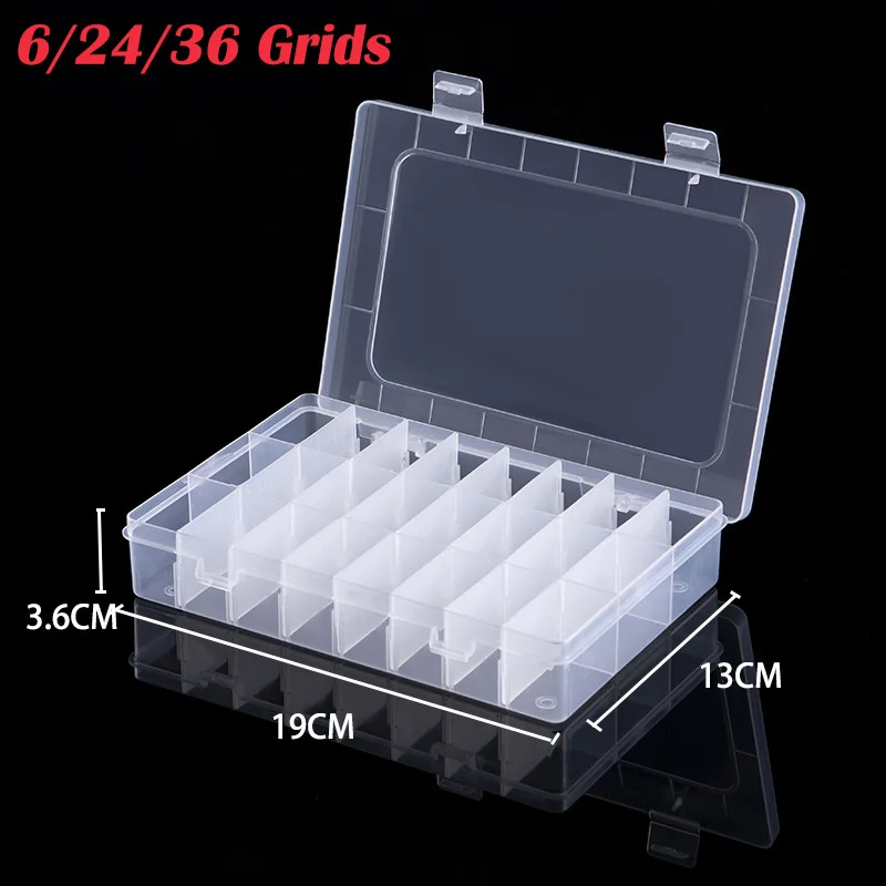 6/24/36 กริดพลาสติกกล่อง DIY S - Craft Embellishment Storage บทวิจารณ์และราคา