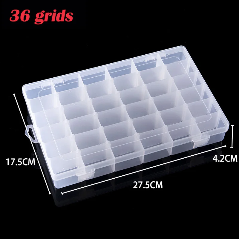 6/24/36 กริดพลาสติกกล่อง DIY S - Craft Embellishment Storage บทวิจารณ์และราคา