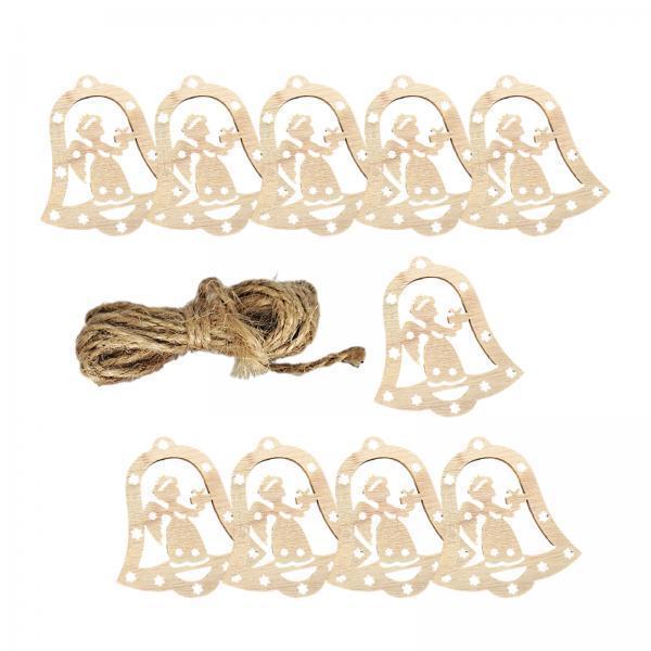 แผ่นไม้ตัดแต่งรูปทรงต่างๆ สำหร - Christmas Craft Embellishment บทวิจารณ์และราคา
