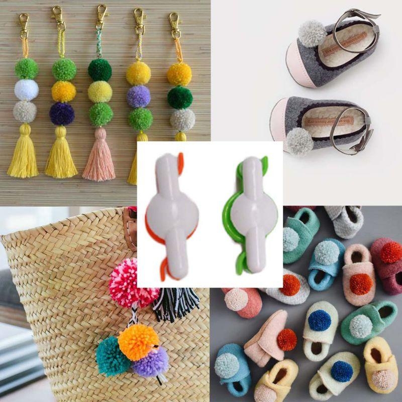 D8KF 2 ชิ้น Pom-Pom Maker สำหร - Pom Pom Maker Tool บทวิจารณ์และราคา
