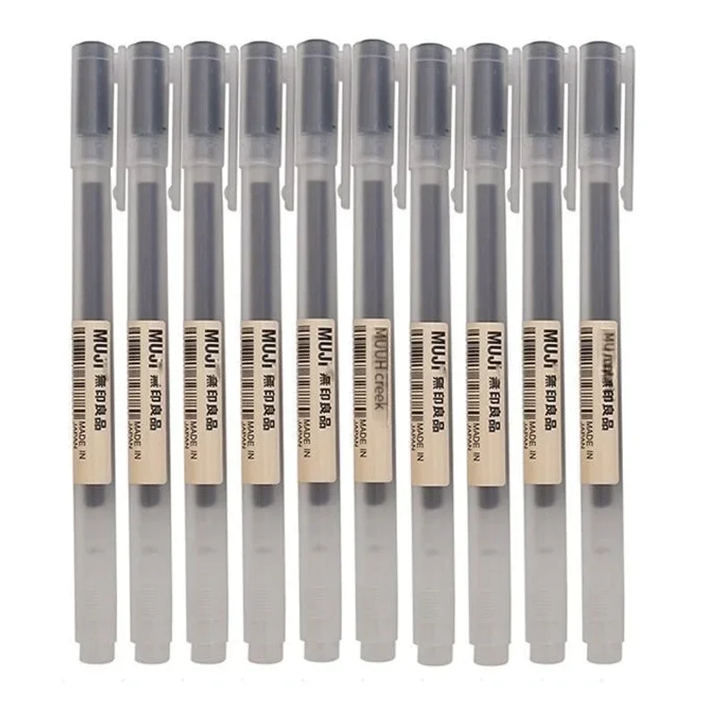 ปากกาเจล MUJI 6/8 ชิ้น/ชุด สีด - Muji Stationery Gel Pen บทวิจารณ์และราคา